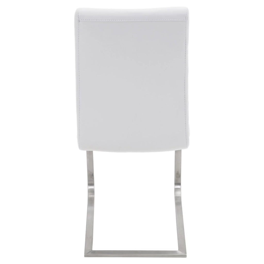 Set Of 2 White Dining Chair N75072