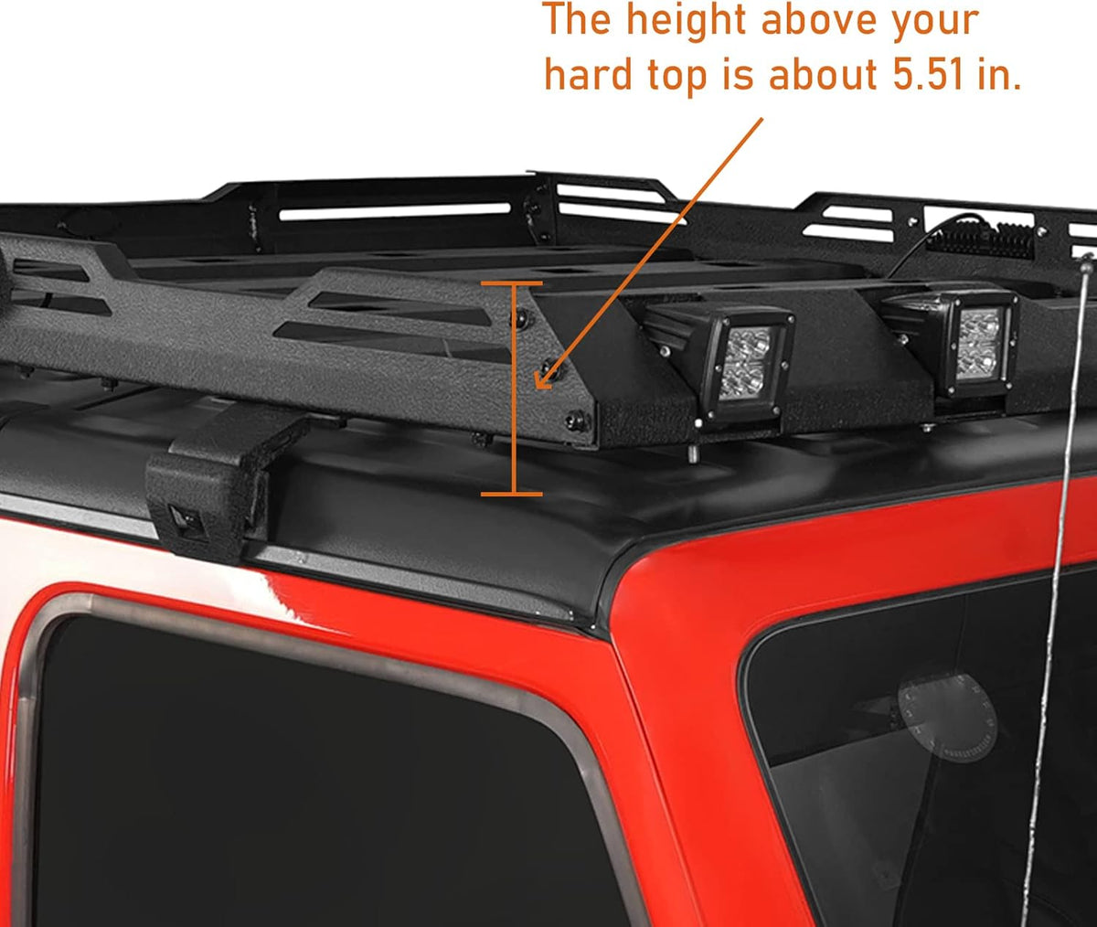 Top Roof Rack Cargo Basket Carrier F422