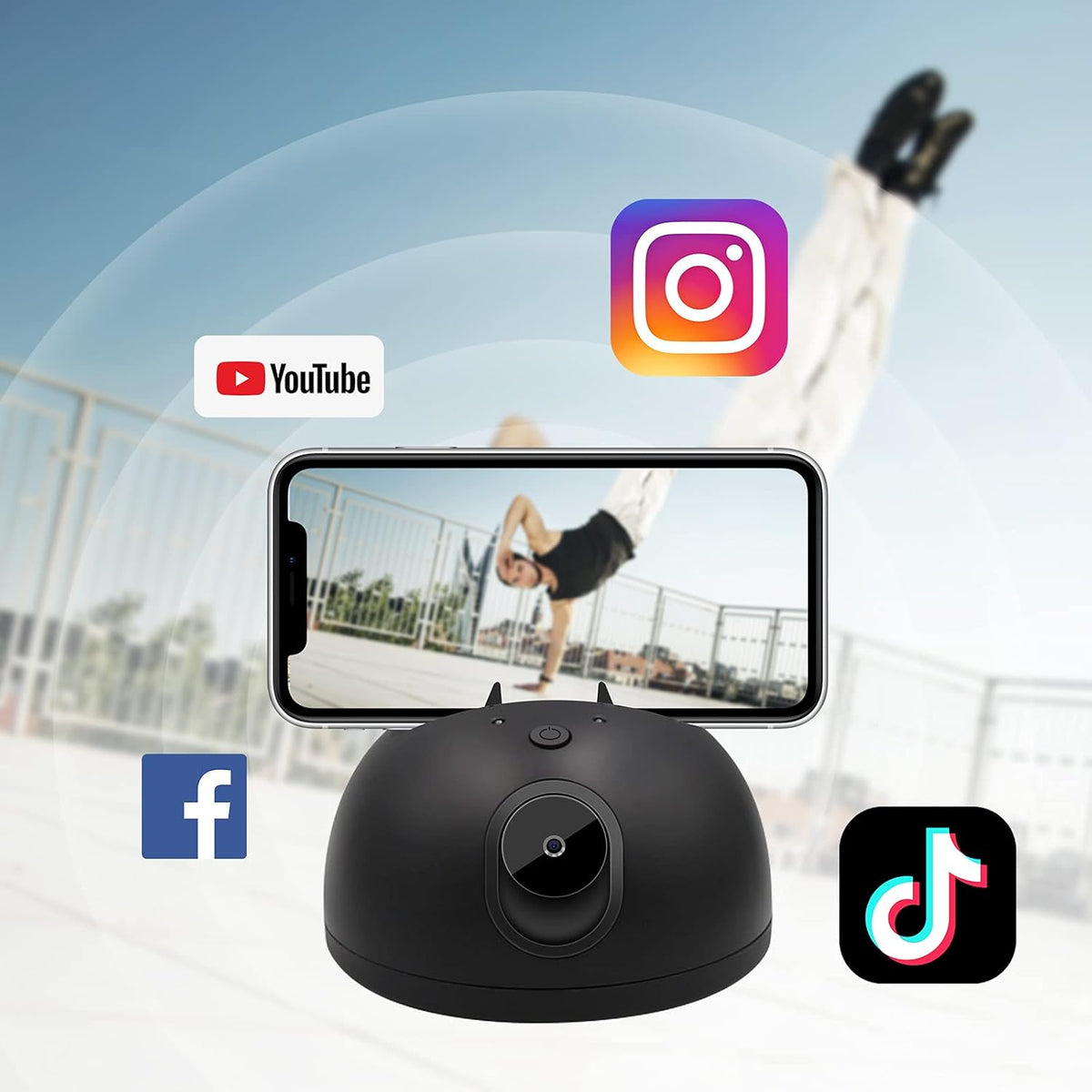 Auto Tracking Phone Holder with Smart Motion Sensor G177579