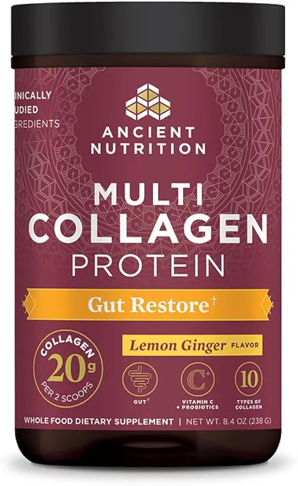Collagen Protein Powder Lemon Ginger 8.4 oz L142718