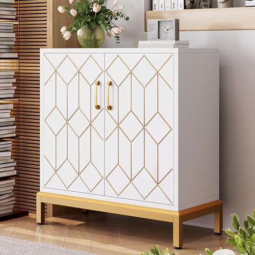White Buffet Cabinet with Storage G4938