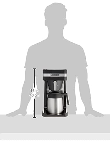 10-Cup Black Stainless Steel Coffee Maker I8947