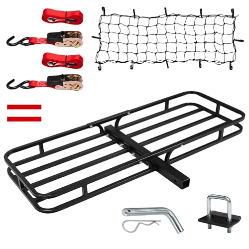 53" x 19" x 5" 500 Lbs Hitch Cargo Carrier with Net X303632