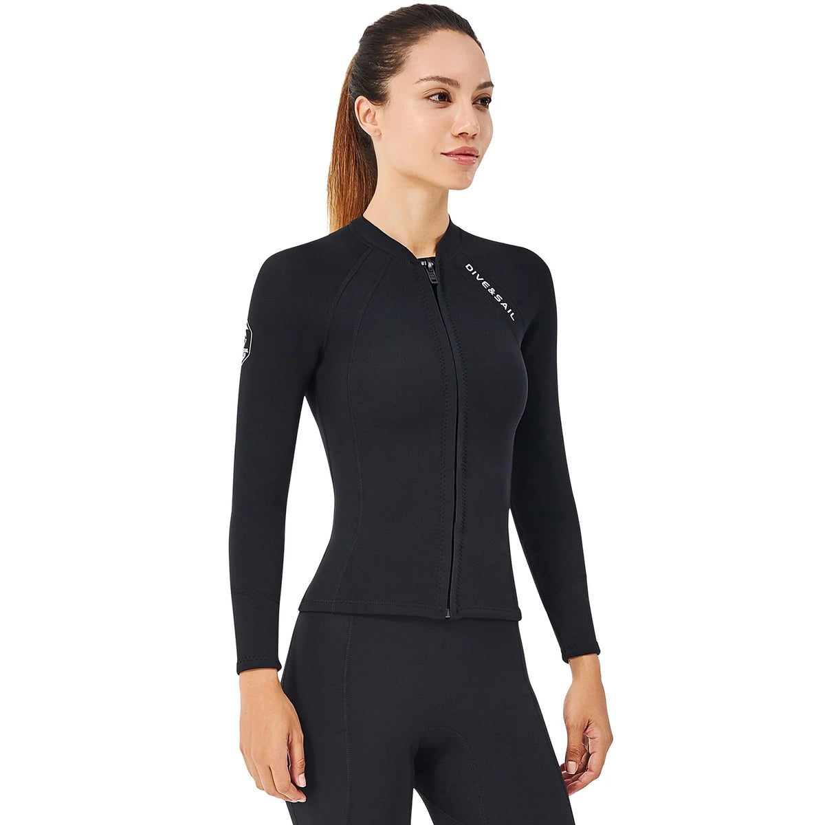 2mm Neoprene Wetsuit Jacket with Front Zipper S601794