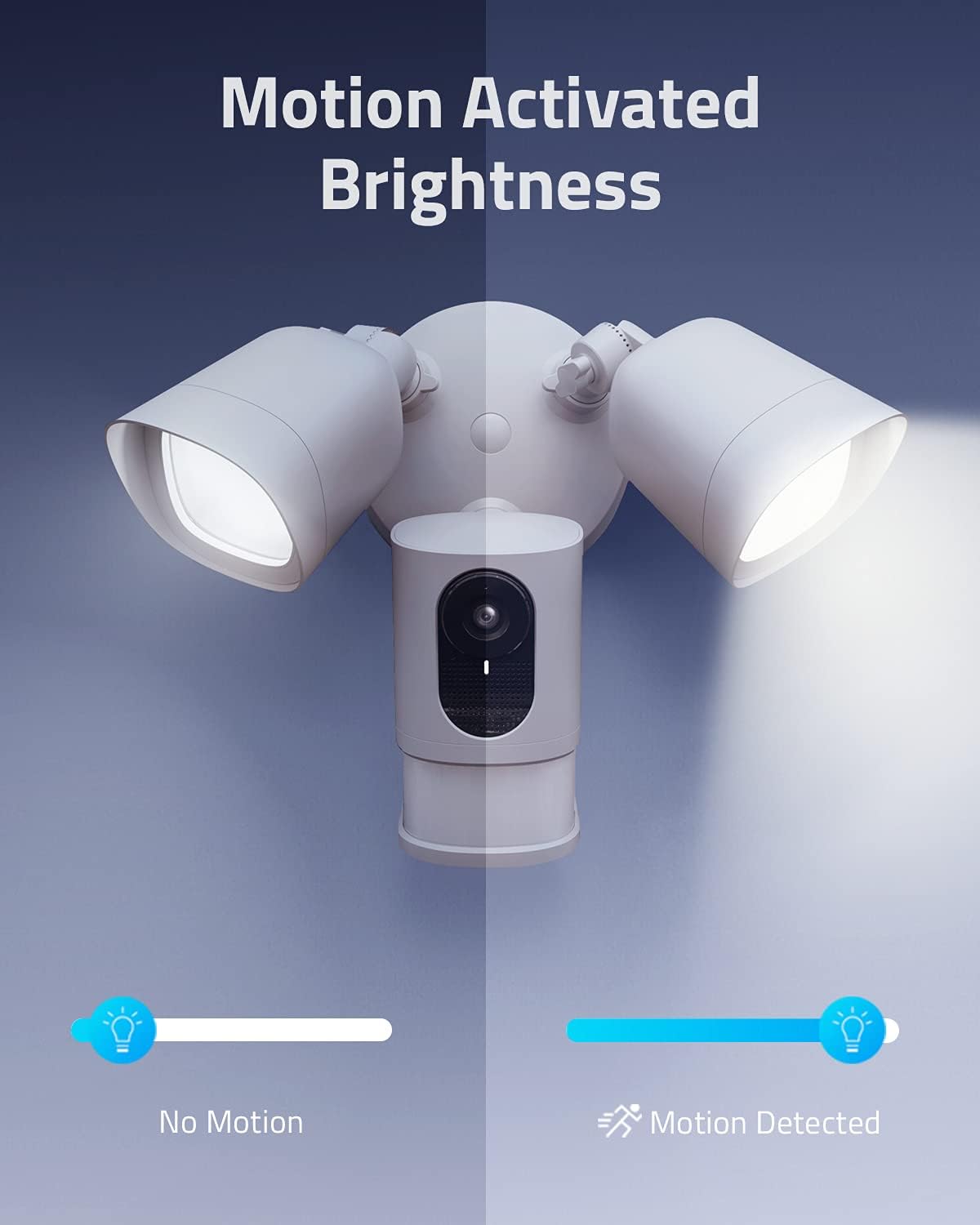 2K 2,500-Lumen Weatherproof Floodlight Cam N10086