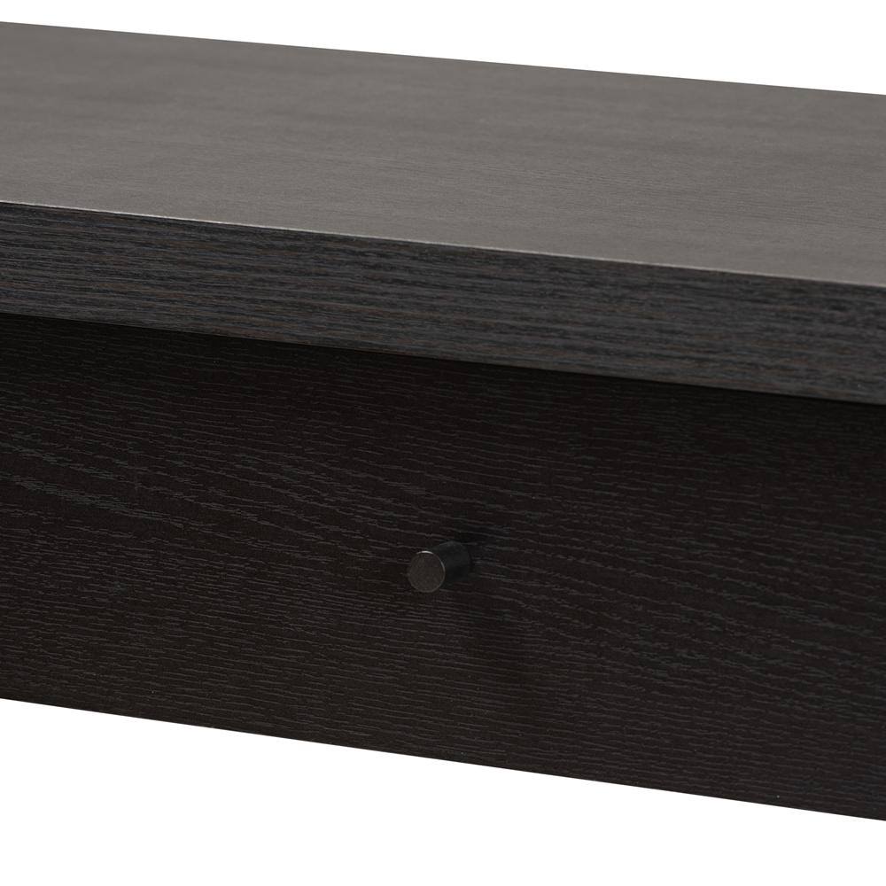 Walnut Brown 2-Drawer Console Table W26300