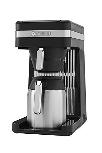 10-Cup Black Stainless Steel Coffee Maker I8947