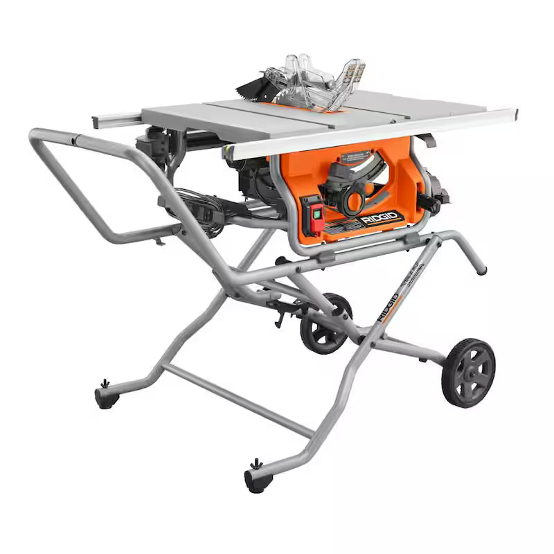 10 Amp 10 in. Corded Table Saw with Stand S744970