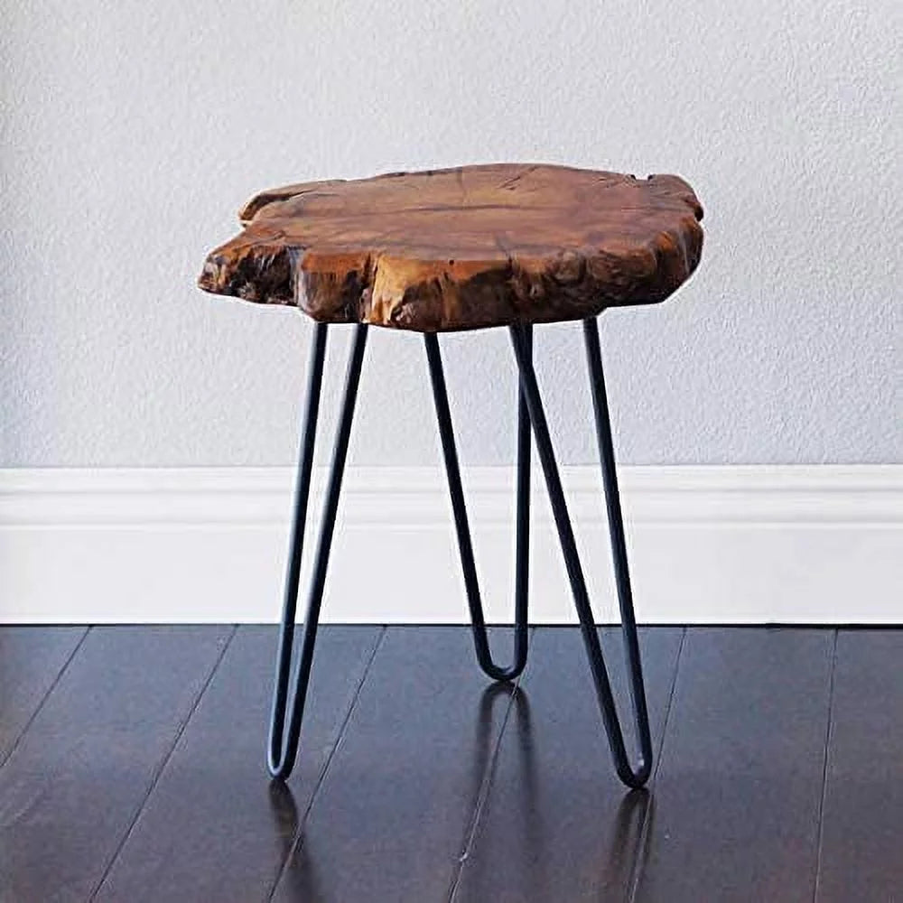 Natural Wood Stump End Table D640644