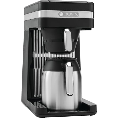 10-Cup Black Stainless Steel Coffee Maker I8947