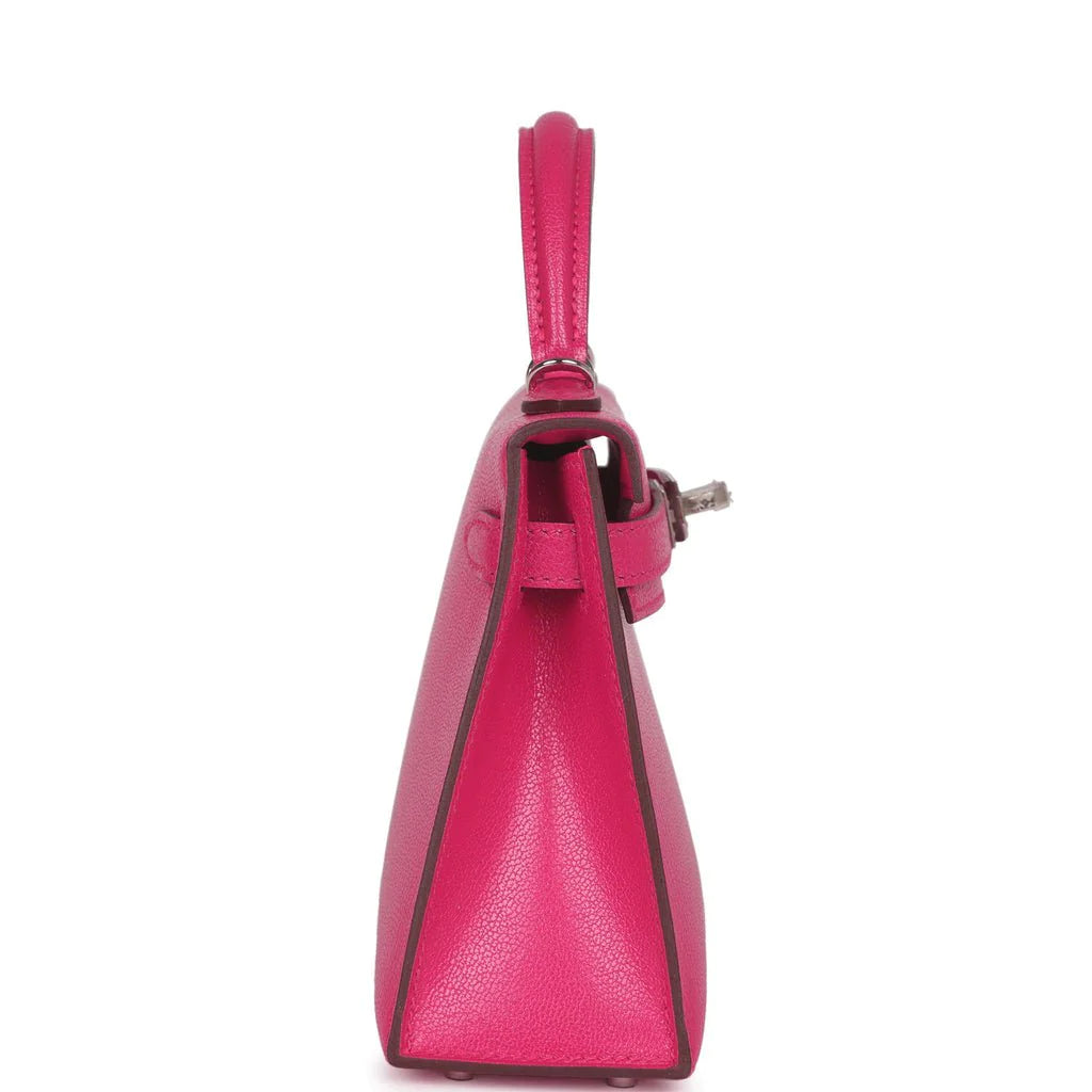 Rose Extreme Chevre Chamkila Palladium Hardware Bag K17263
