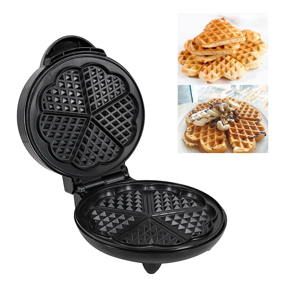 1000W Heart-Shaped Waffle Maker Z878824