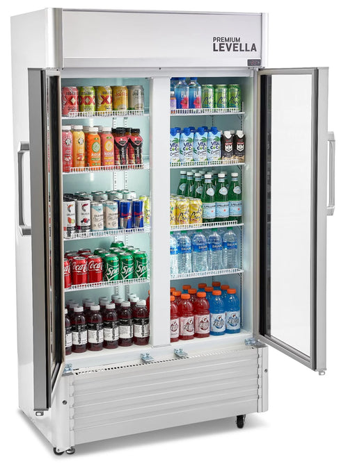 16 Cubic Foot 2-Glass Door Display Refrigerator L670