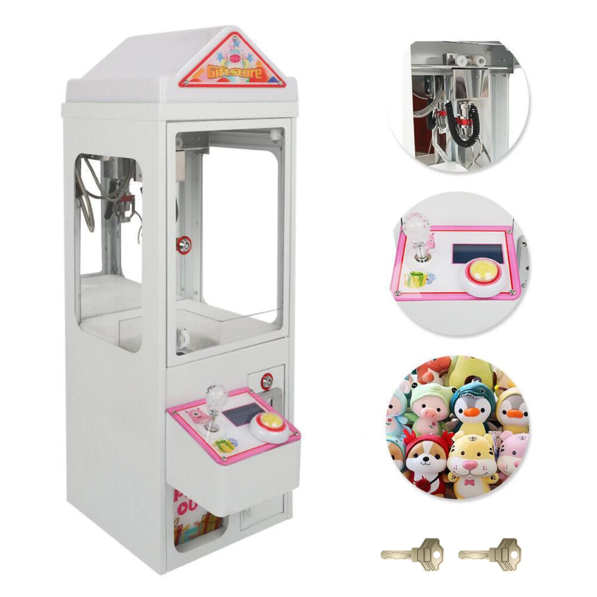 Mini Claw Crane Machine 110V Metal Case T83385