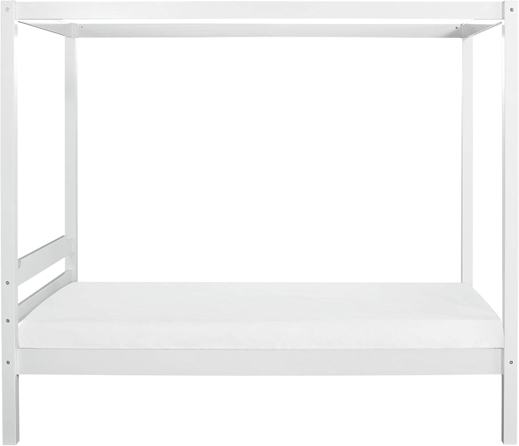 Wood Twin Size Canopy Bed E9114