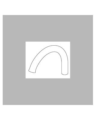 Chrome Kitchen Spout Assembly F914