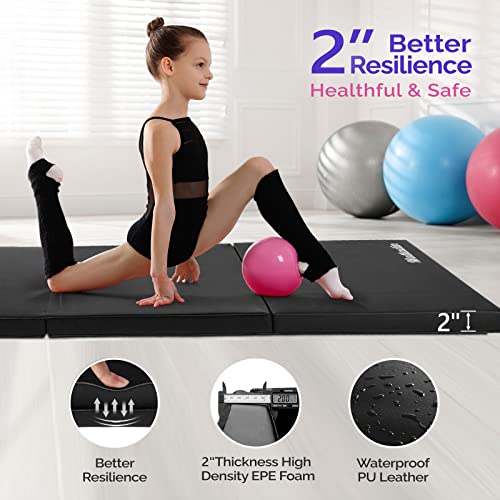 6' Folding Tri-fold Gymnastics Mat L353