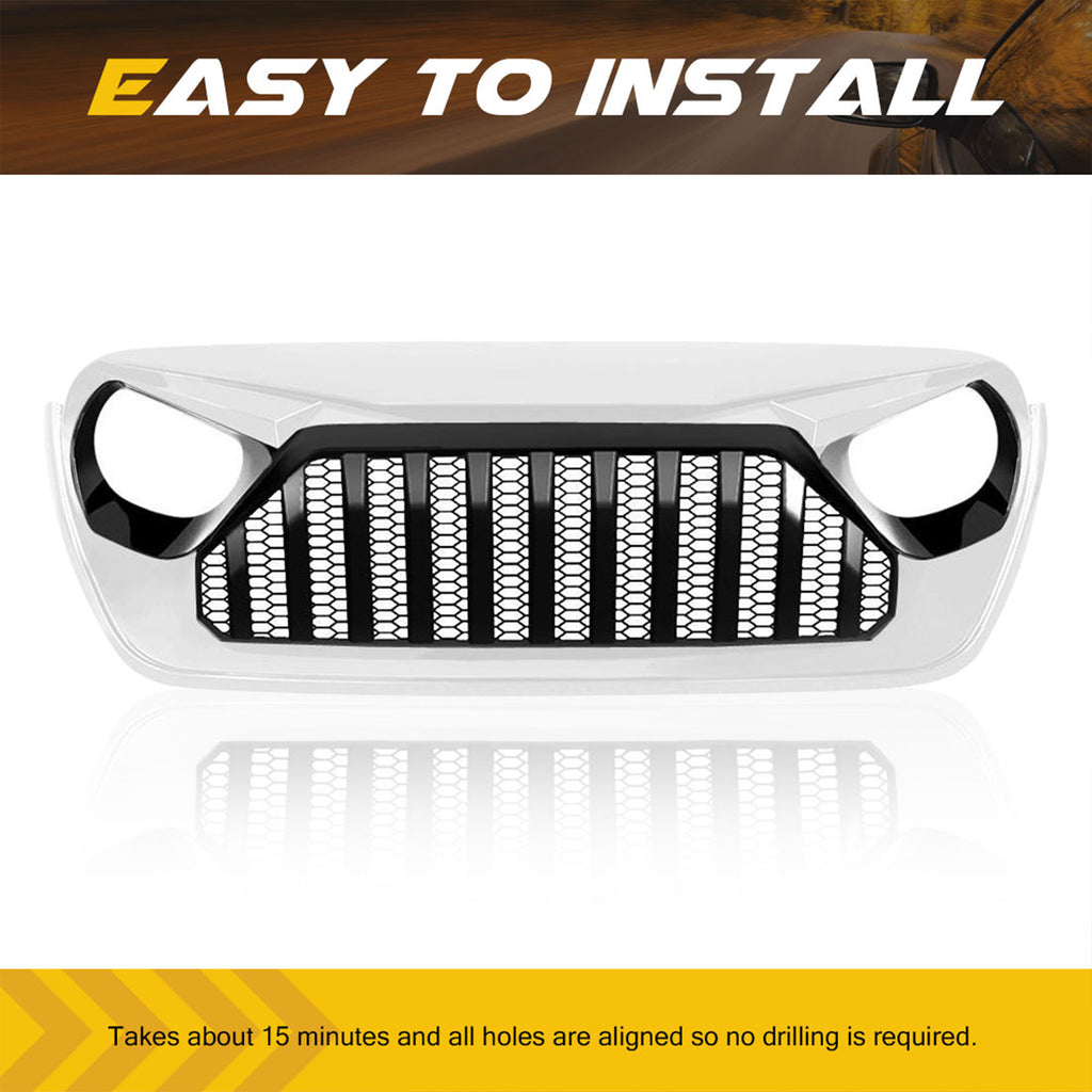 Front Grille for Jeep Wrangler JL & Gladiator JT U347