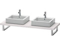 White Lilac Satin Matte Lacquer Bathroom Console U601