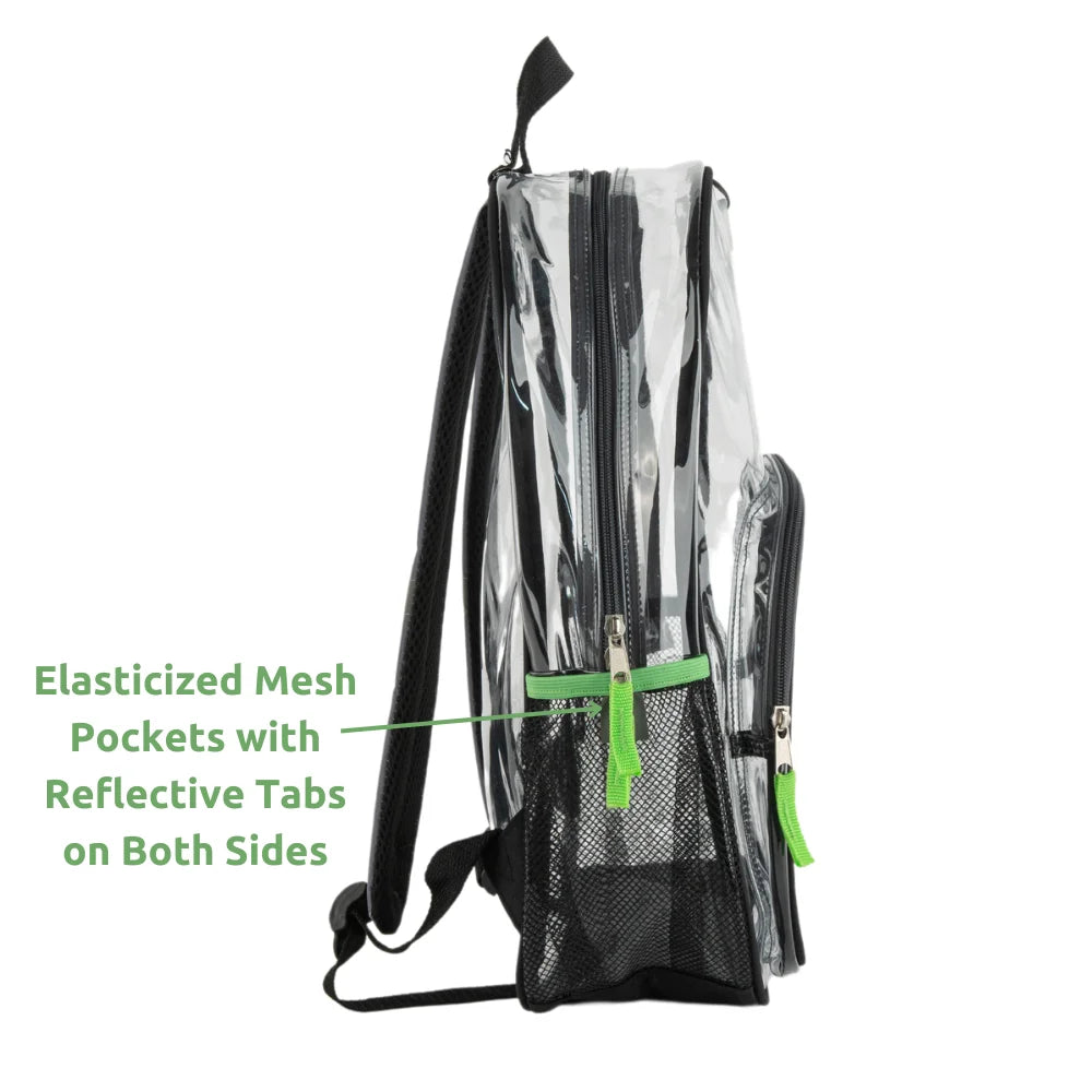 Boys Clear Backpack with Pencil Pouch 16 Inch A442558