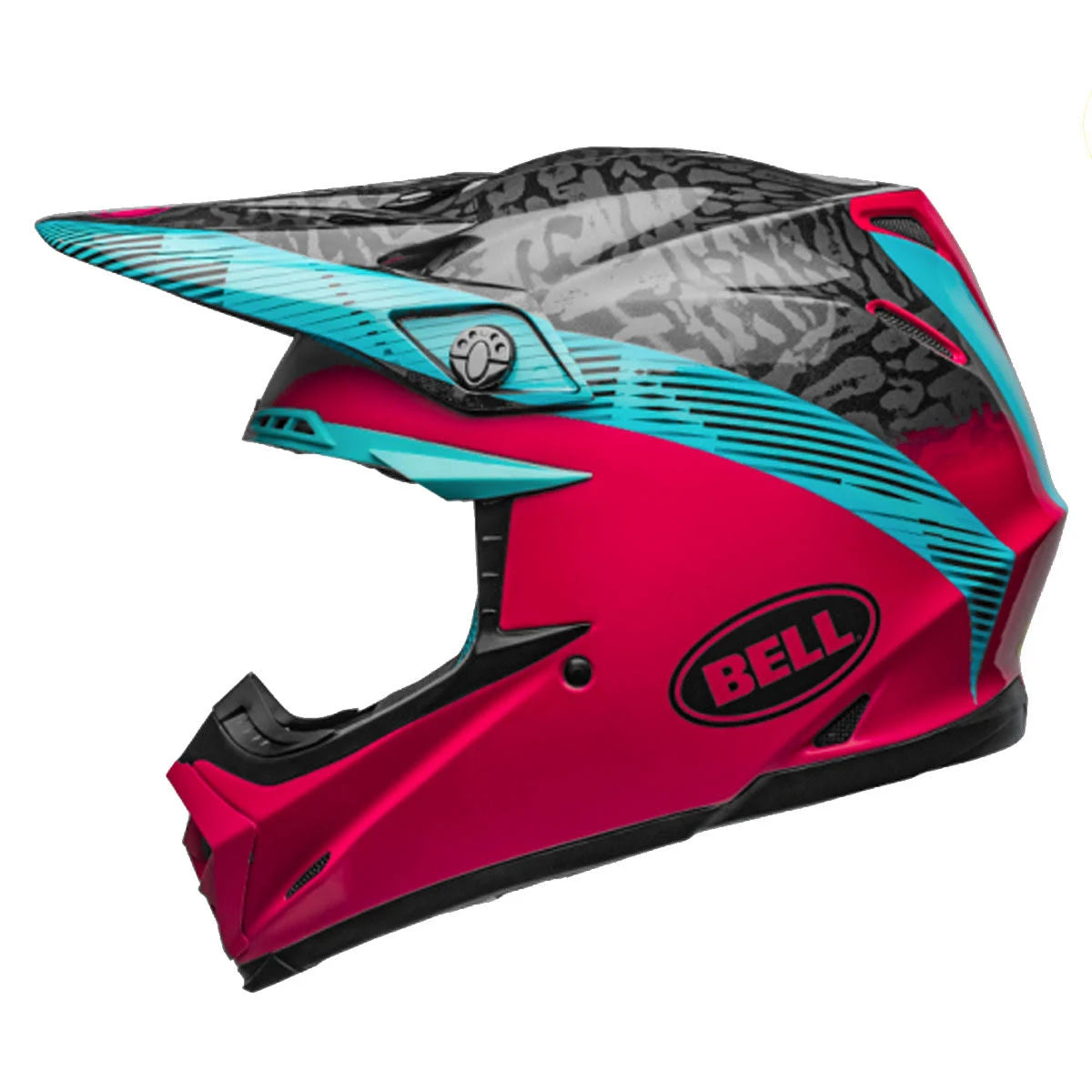 Moto 9 MIPS Helmet Black/Pink/Blue 2XL C3566