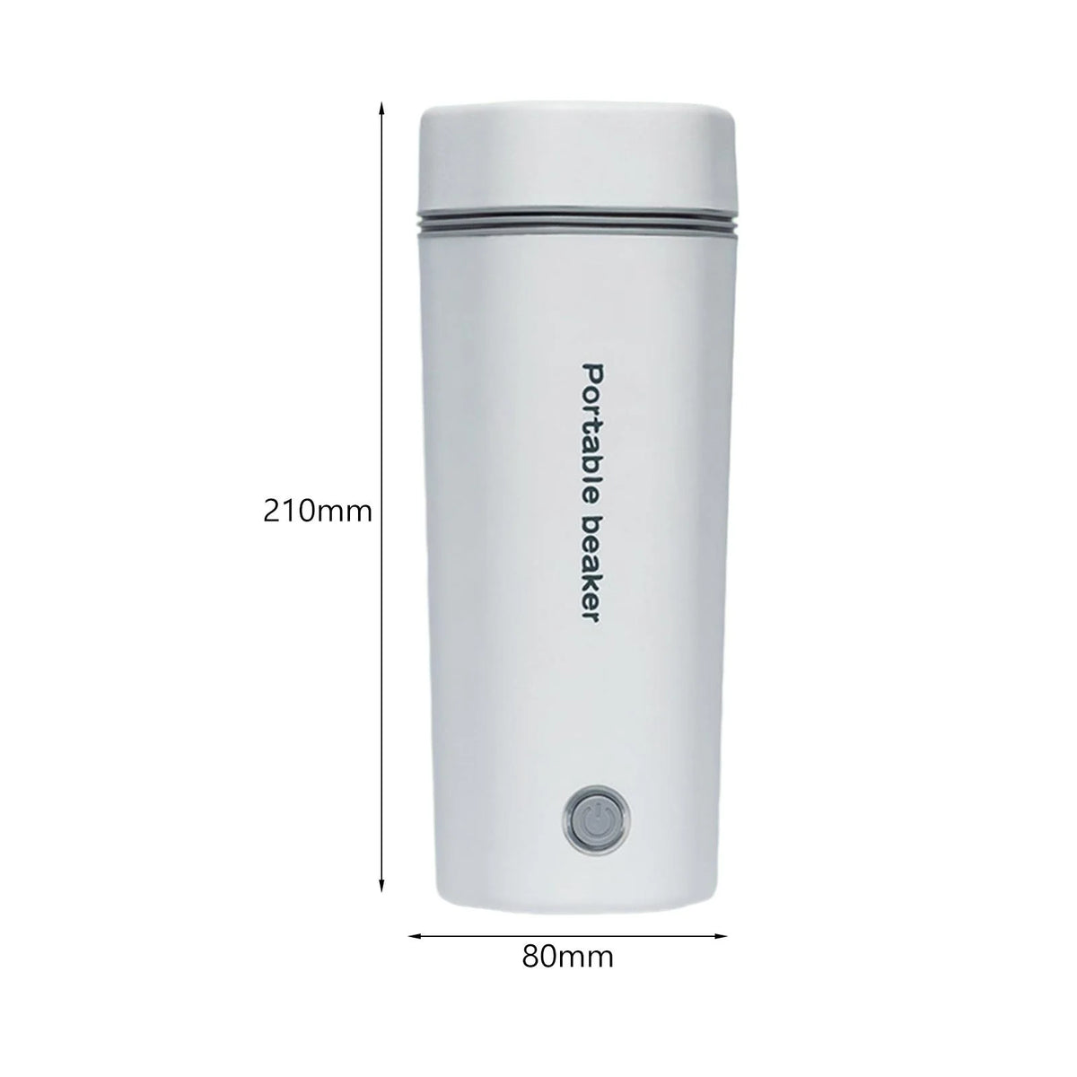 400ml 12V White Car Heating Cup K88534