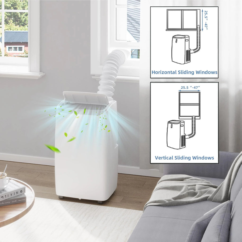 14,000 BTU 3-in-1 Portable Air Conditioner with Remote Control B261886