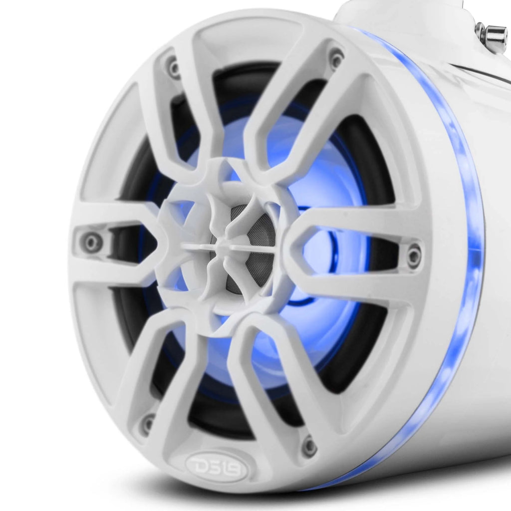 6.5 Marine Tower Speakers White RGB 370 Watts Max A620349