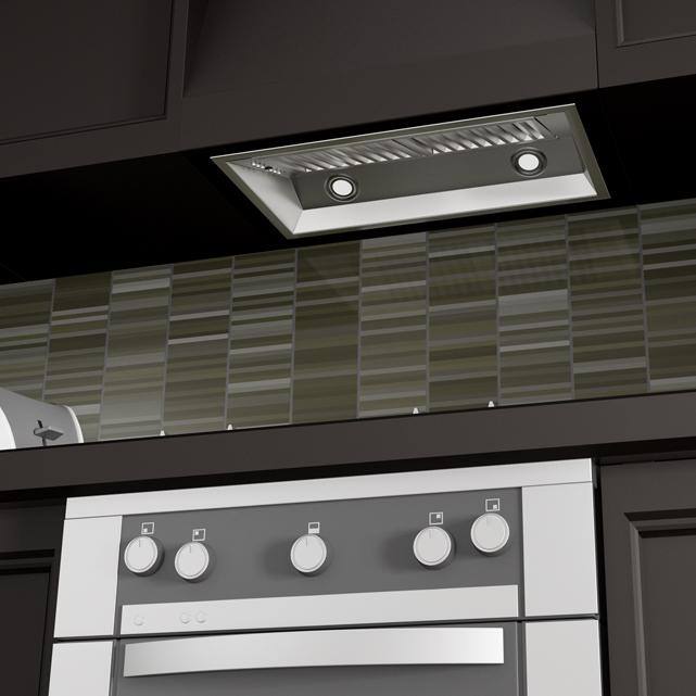 28 in. 400 CFM Stainless Steel Range Hood Insert O78873