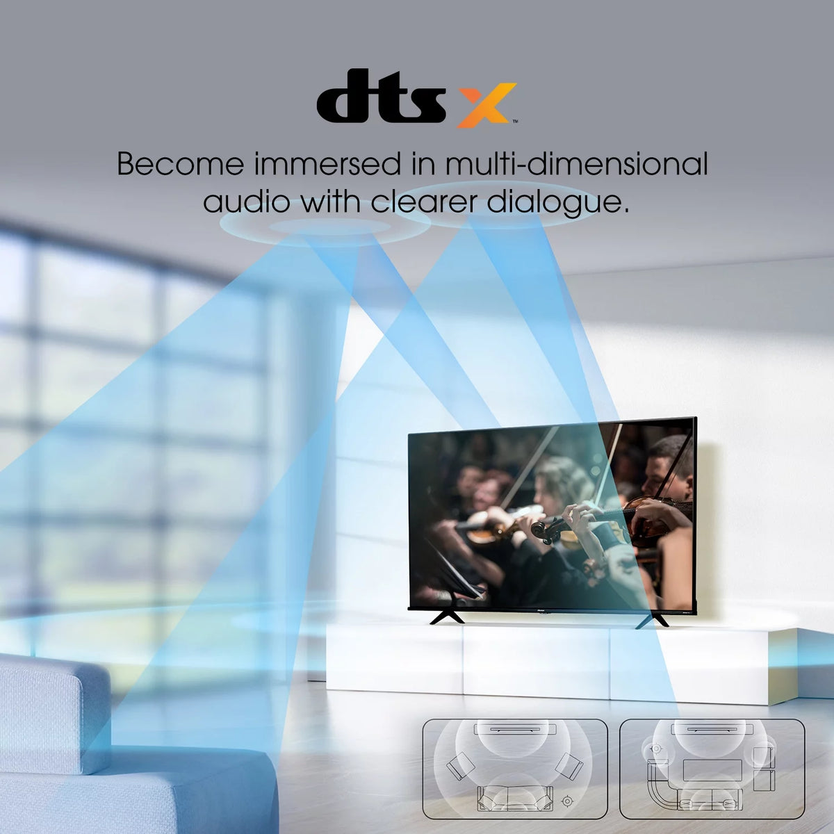 43" Class 4K UHD Google Smart TV G626