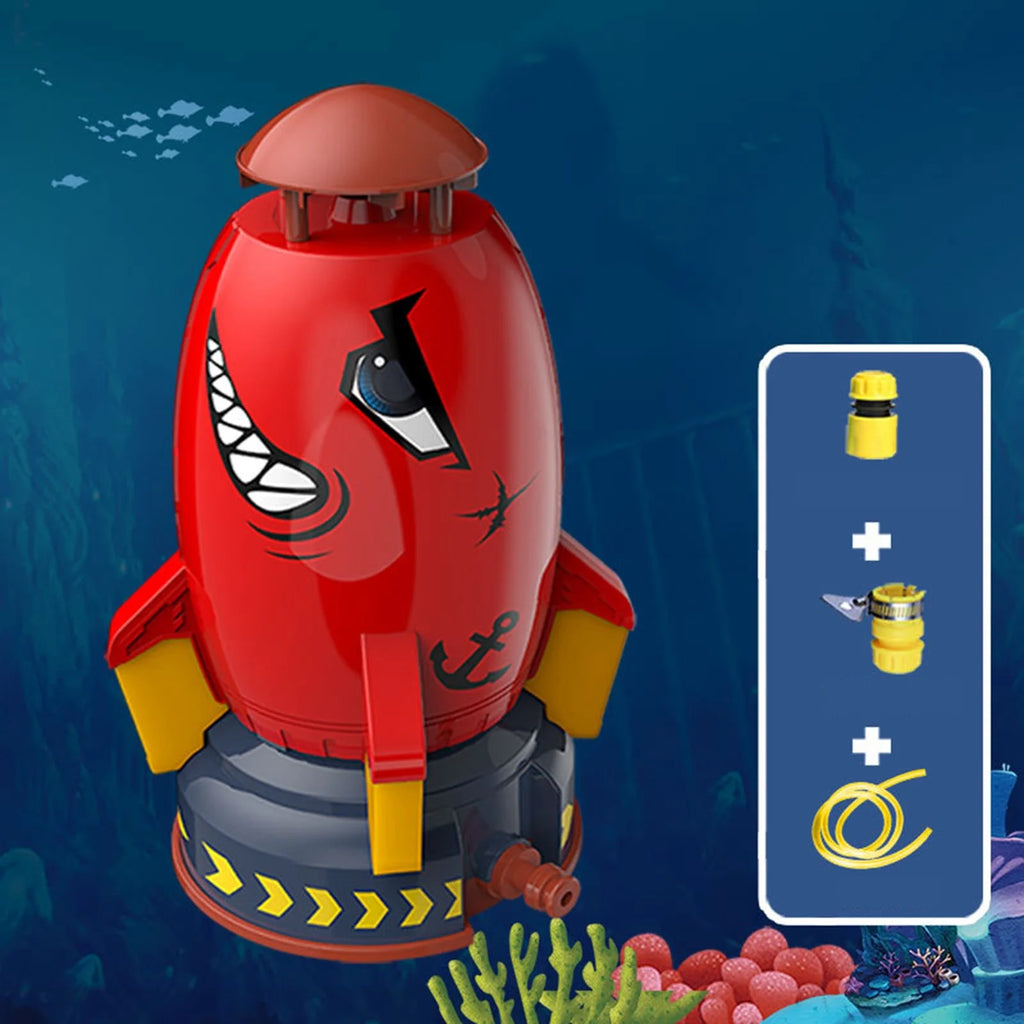 Rocket Water Pressure Lift Sprinkler Toy I98457