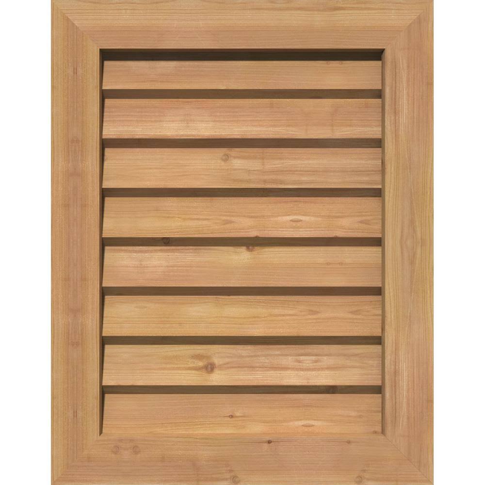 Vertical Gable Vent Unfinished Non-Functional X54853