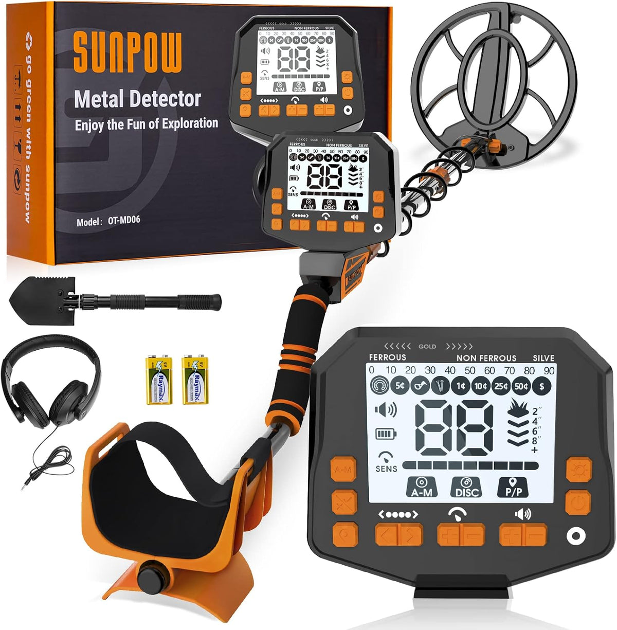Metal Detector with 10" IP68 Coil O373555