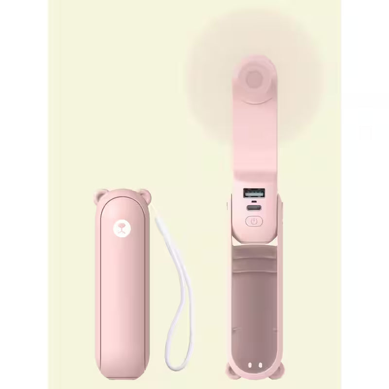 3 in 1 Pink Portable Fan T451404