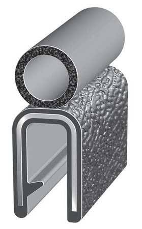 Trim Seal with Alum Clip, 0.3 in W, 250 ft A22511