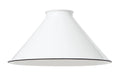 White Industrial Cone Metal Shade F94022