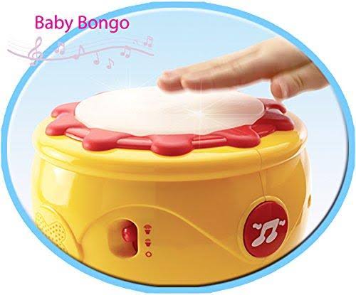 Infant Baby Bongo Drum Musical Toy with Lights Sounds X5538