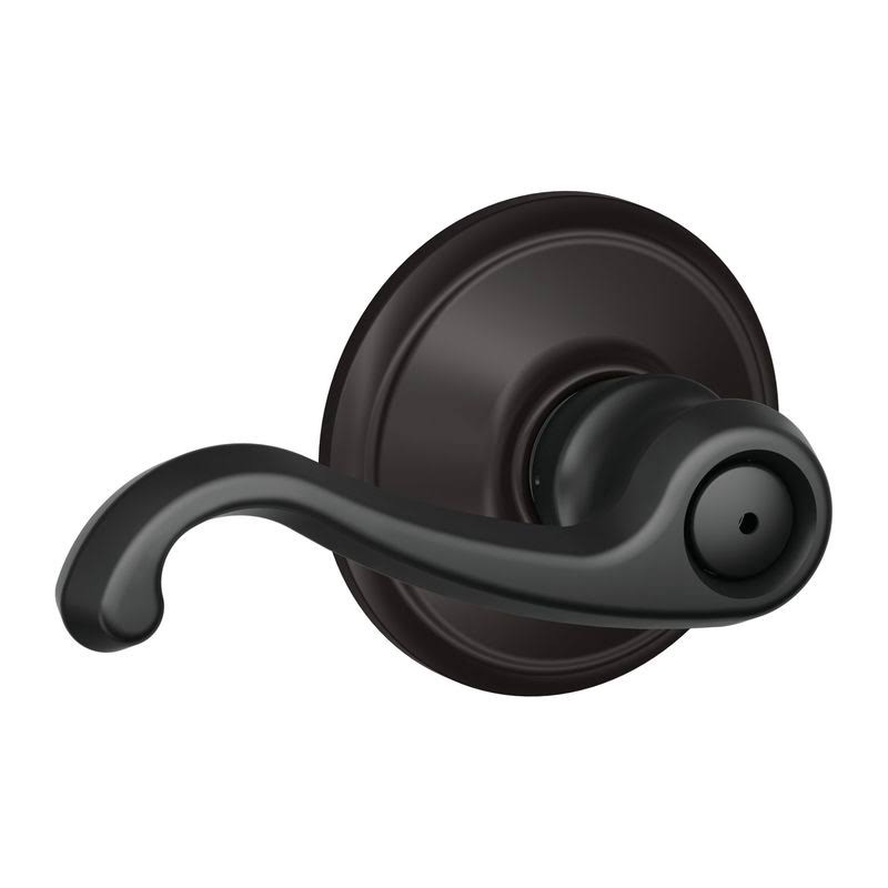 Matte Black Privacy Door Lever J7318
