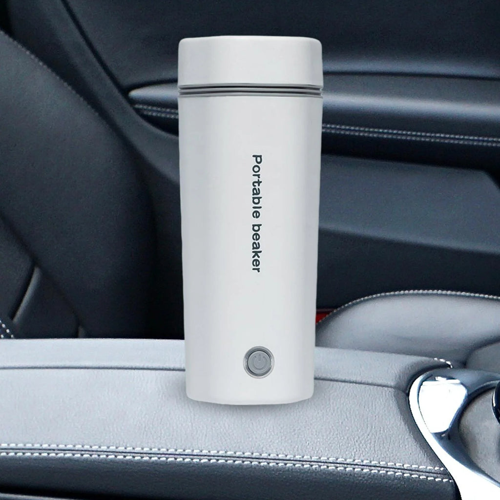 400ml 12V White Car Heating Cup K88534