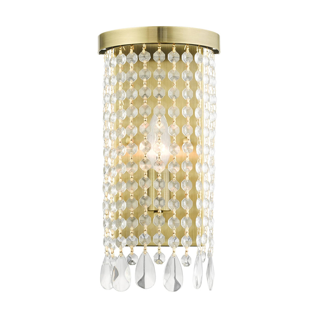 Antique Brass ADA Sconce S376
