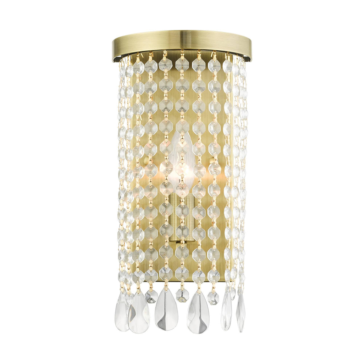 Antique Brass ADA Sconce S376