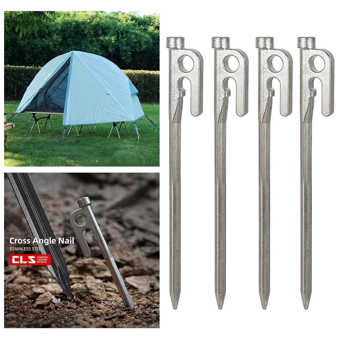 20cm Heavy Duty Garden Stakes B498
