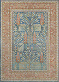 Blue Polyester Area Rug 7'10" X 10'6" L47760