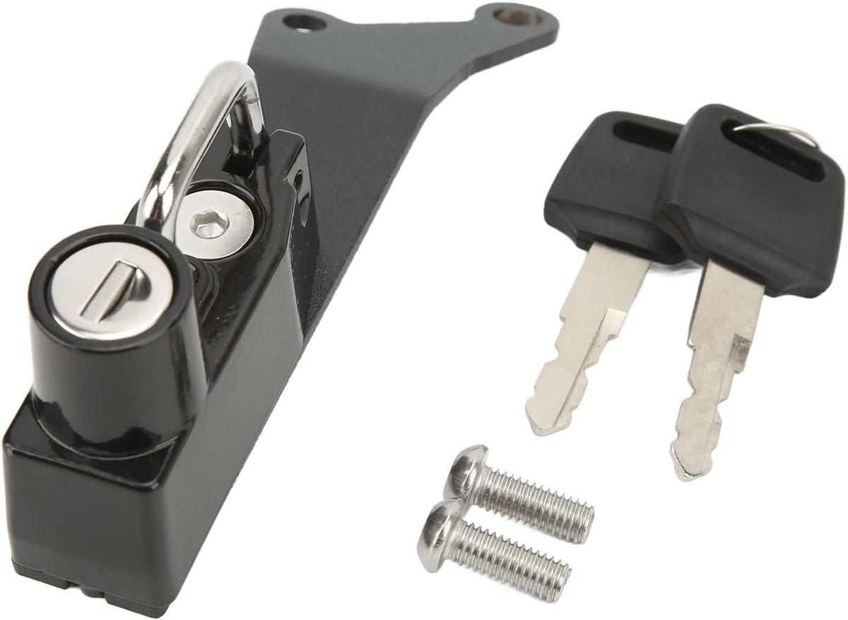 Black Motorcycle Helmet Lock with 2 Keys H5286