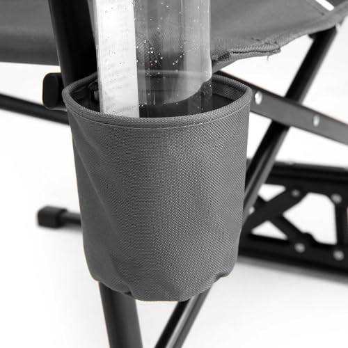 Blue Folding Camping Chair with Cup Holder I392759