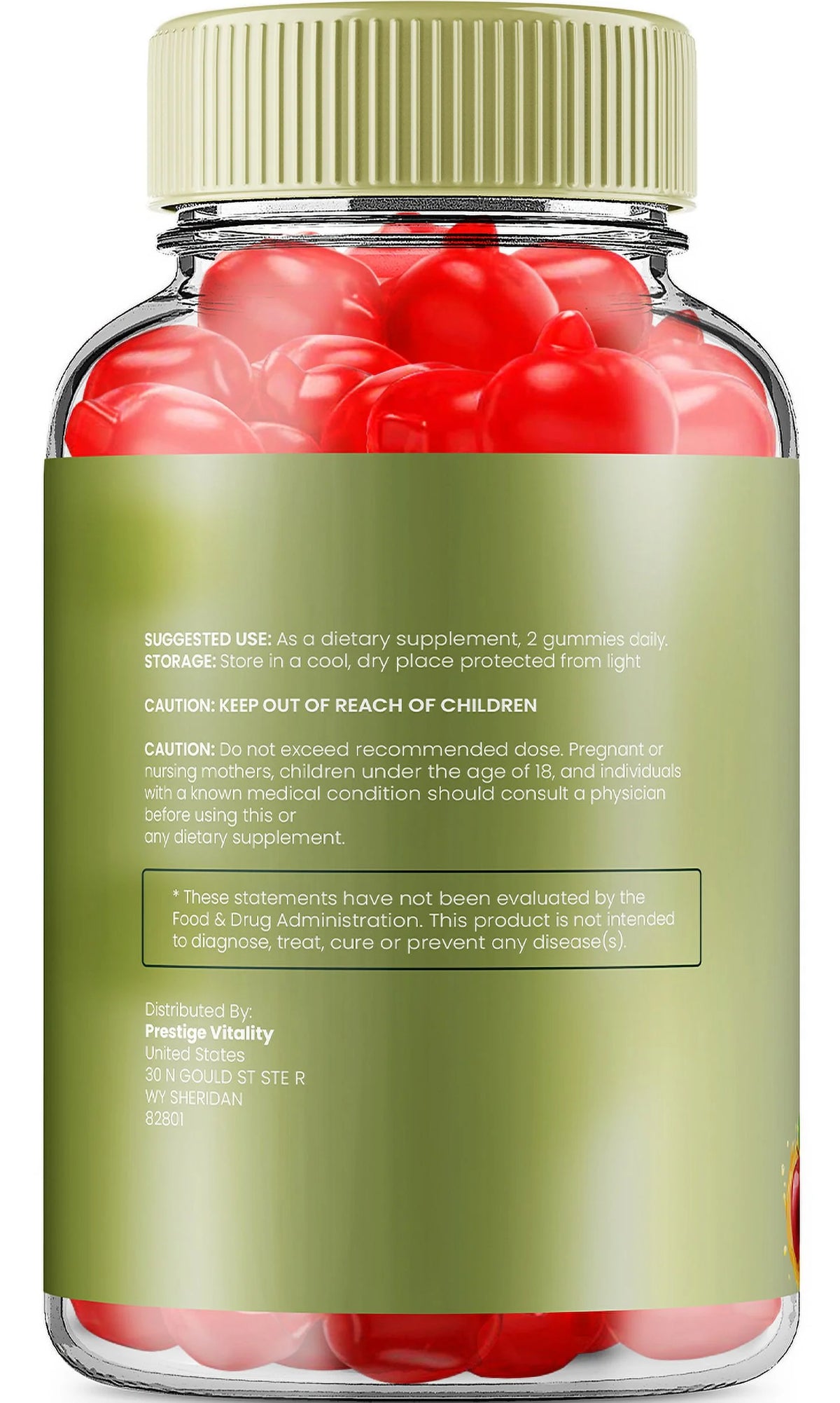 Apple Cider Vinegar Vitamin B6 Vitamin B12 Gummies 1000mg 300 Gummies K20230