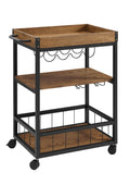 Black Kitchen Cart M9070