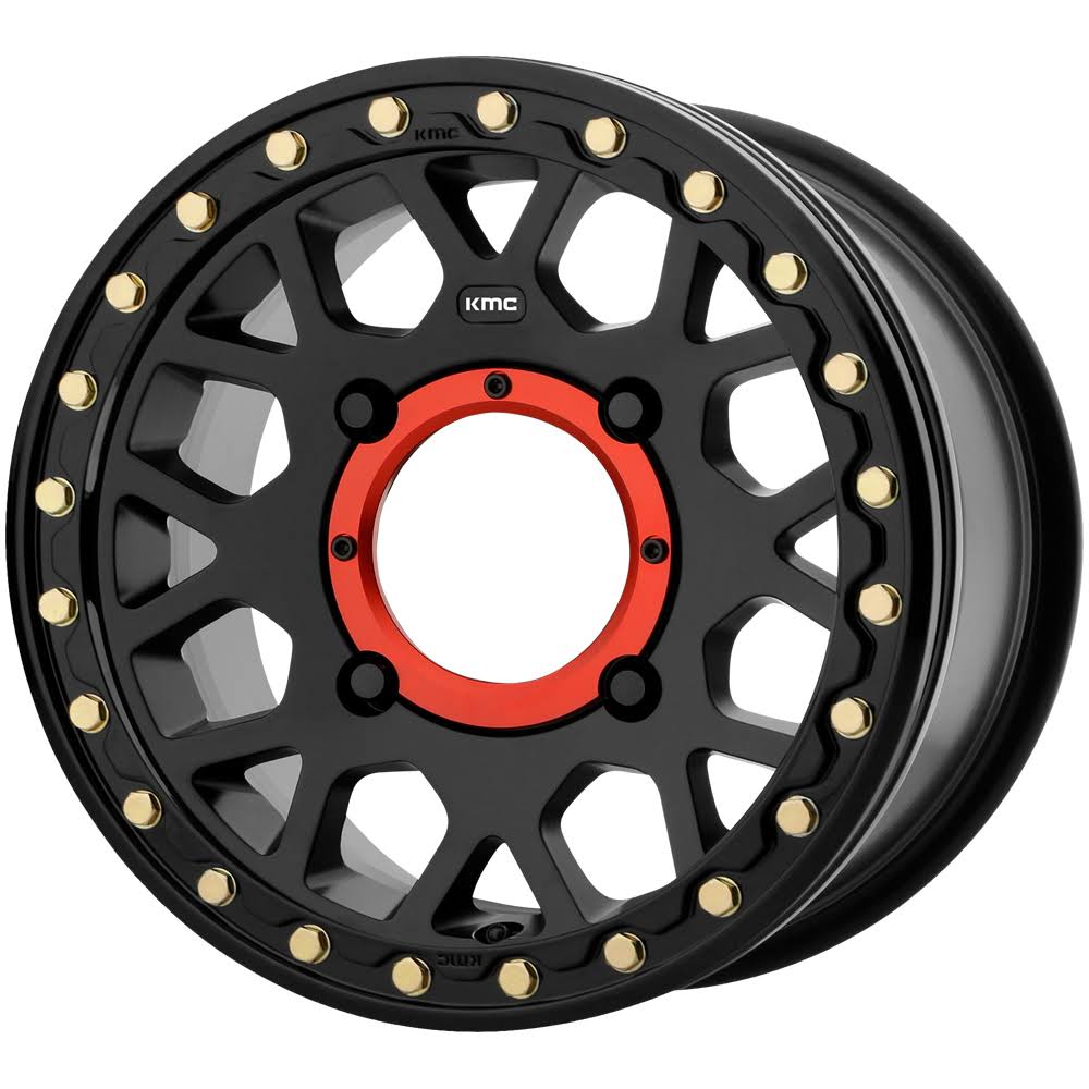 Satin Black 14x7 4x156 10mm Beadlock Wheel V204770