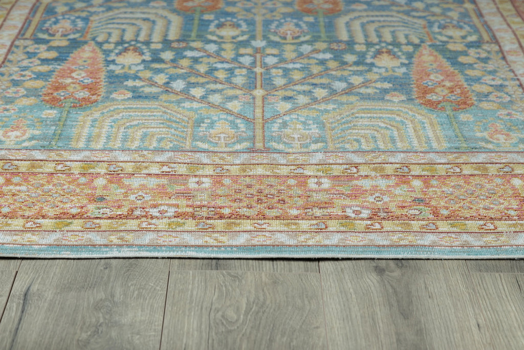Blue Polyester Area Rug 7'10" X 10'6" L47760