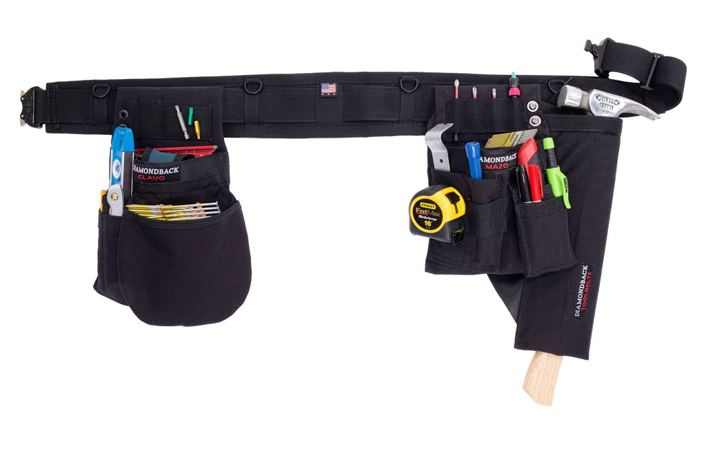 Black Medium Carpenter Tool Belt G337